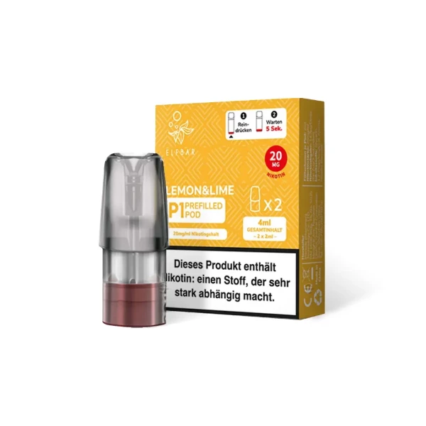 Elfbar Mate500 P1 Pod - Prefilled Lemon&Lime