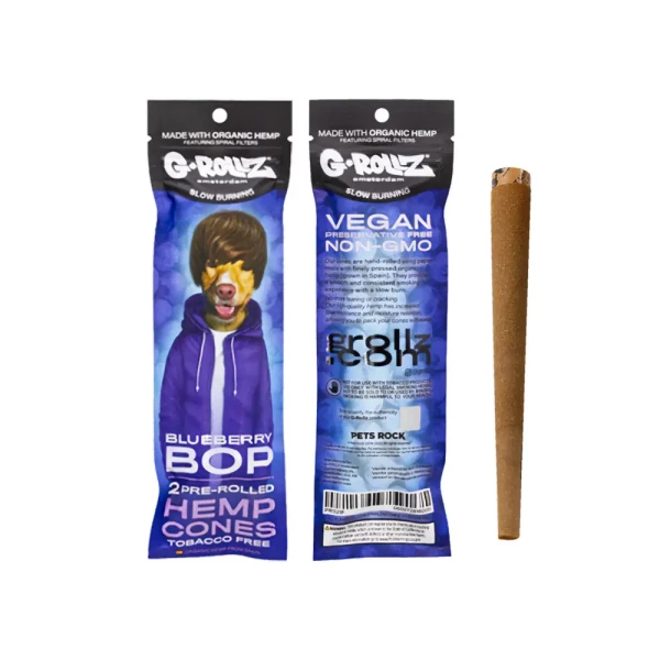 G-Rollz Flavored Pre-Rolled Hemp Cones a 2 Stück Blueberry Bop