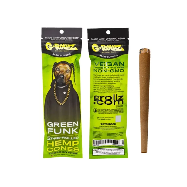 G-Rollz Flavored Pre-Rolled Hemp Cones a 2 Stück Green Funk