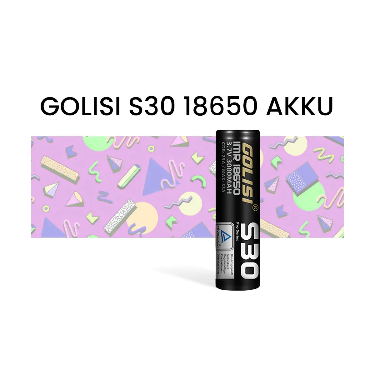 Golisi S30 18650 Akku