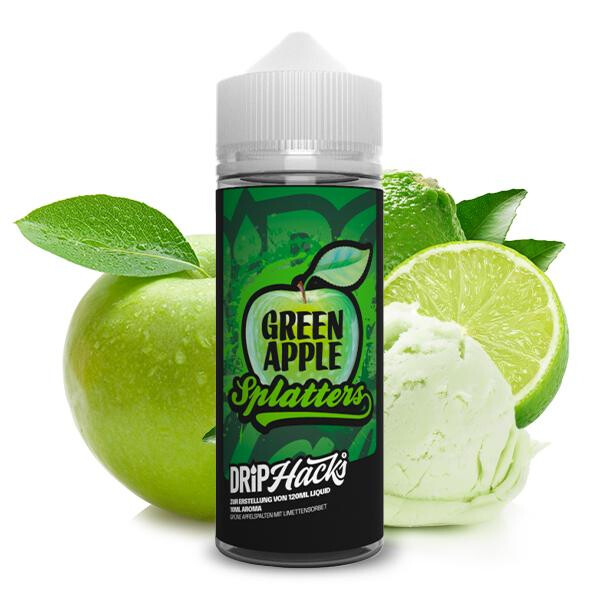 DRIP HACKS Green Apple Splatters Aroma 10ml