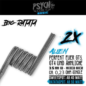 Psycho Coils Big RaTaTa Coil für Selbstwickler
