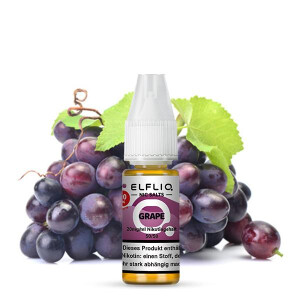 ELFBAR ELFLIQ Grape Nikotinsalz Liquid 10 ml 10mg...