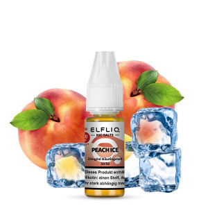 ELFBAR ELFLIQ Peach Ice Nikotinsalz Liquid 10 ml 10mg...