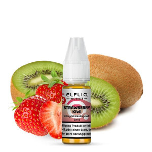 ELFBAR ELFLIQ Strawberry Kiwi Nikotinsalz Liquid 10 ml...