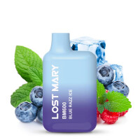 Lost Mary BM600 CP Einweg E-Zigarette Blue Razz Ice 20mg Nikotinmenge