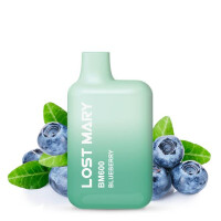 Lost Mary BM600 CP Einweg E-Zigarette - Blueberry 20mg Nikotinmenge