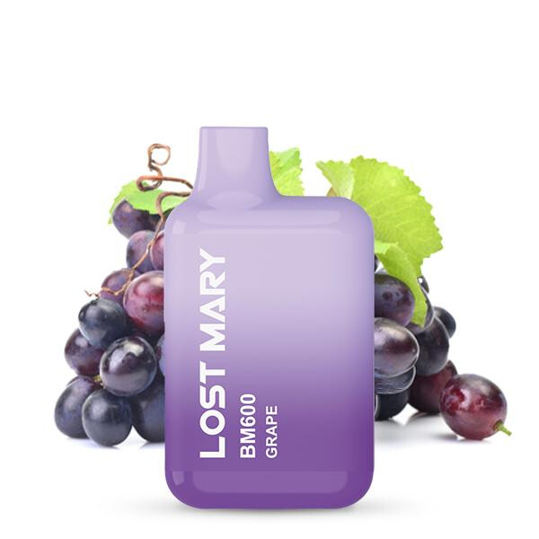Lost Mary BM600 CP Einweg E-Zigarette - Grape 20mg Nikotinmenge