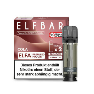 Elfbar Pod 20 mg/ml Nikotinsalz Cola