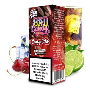 BAD CANDY Crazy Cola Nikotinsalz Liquid 10 ml 20mg...