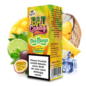BAD CANDY Mad Mango Nikotinsalz Liquid 10 ml 10mg...