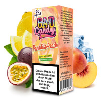 BAD CANDY Paradise Peach Nikotinsalz Liquid 10 ml 20mg Nikotinmenge