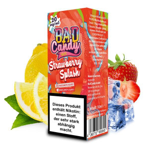 BAD CANDY Strawberry Splash Nikotinsalz Liquid 10 ml 20mg...