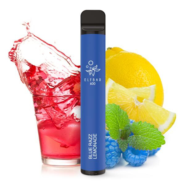 Elfbar 600 Einweg E-Zigarette - Blue Razz Lemonade 0mg Nikotinmenge