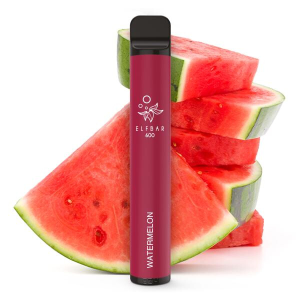 Elfbar 600 Einweg E-Zigarette - Watermelon 0mg Nikotinmenge