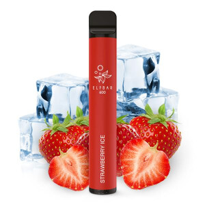Elfbar 600 Einweg E-Zigarette - Strawberry Ice 0mg...