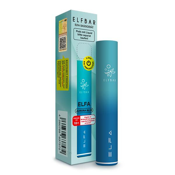 Elfbar ELFA Basisgerät aurora-blue Farbe