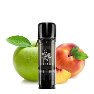 2x Elfbar ELFA Pod - Apple Peach 0mg Nikotinmenge