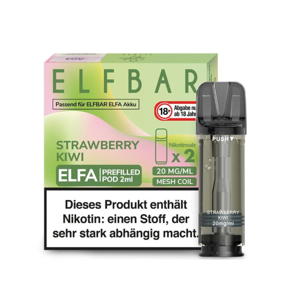 Elfbar Pod 20 mg/ml Nikotinsalz Strawberry Kiwi