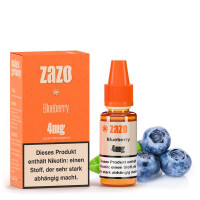 ZAZO Classics Blueberry Liquid 10ml 12mg Nikotinmenge