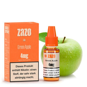 ZAZO Classics Green Apple Liquid 10ml 12mg Nikotinmenge