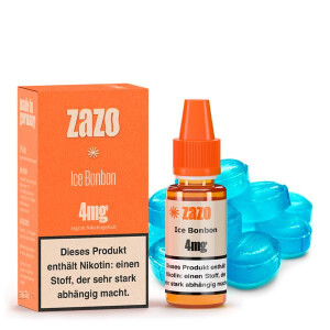ZAZO Classics Ice Bonbon Liquid 10ml 12mg Nikotinmenge