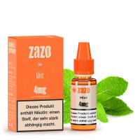 ZAZO Classics Mint Liquid 10ml 4mg Nikotinmenge