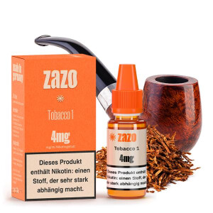 ZAZO Classics Tobacco 1 Liquid 10ml 4mg Nikotinmenge