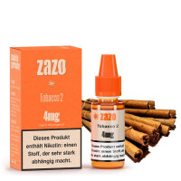 ZAZO Classics Tobacco 2 Liquid 10ml 4mg Nikotinmenge
