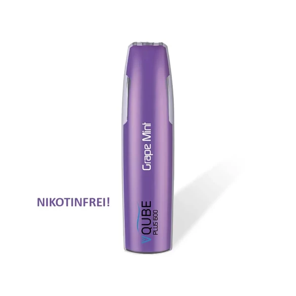 VQUBE Plus600 - Einweg E-Zigaretten 0 mg/ml Grape Mint