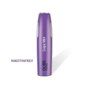 VQUBE Plus600 - Einweg E-Zigaretten 0 mg/ml Grape Mint