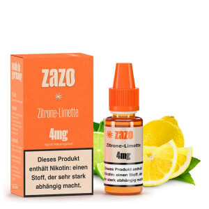 ZAZO Classics Zitrone-Limette Liquid 10ml 4mg Nikotinmenge