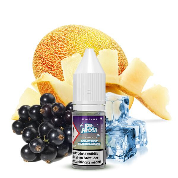 DR. FROST Ice Cold Honeydew Blackcurrant Nikotinsalz Liquid 10 ml 20mg Nikotinmenge