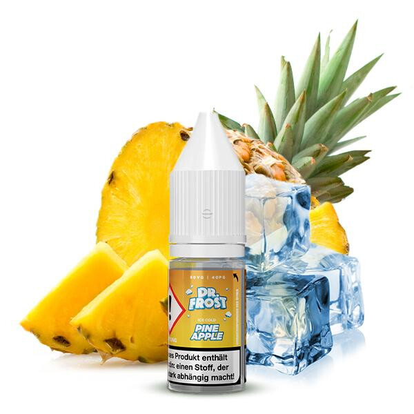 DR. FROST Ice Cold Pineapple Nikotinsalz Liquid 10 ml 20mg Nikotinmenge
