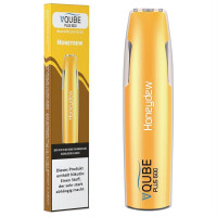 VQUBE Plus600 - Einweg E-Zigaretten | bis zu 600 Puffs | 350mAh | 12 Sorten 16 mg/ml Honeydew