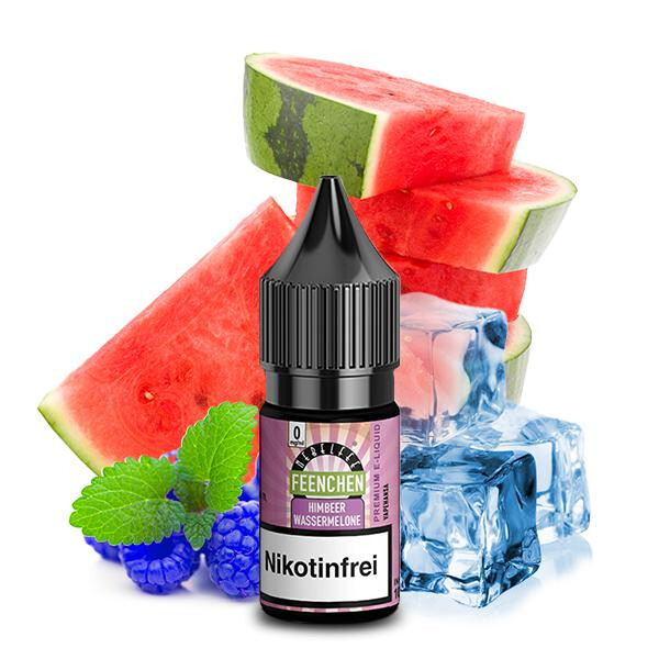 NEBELFEE Himbeer Wassermelone Feenchen Liquid 10 ml 0mg Nikotinmenge