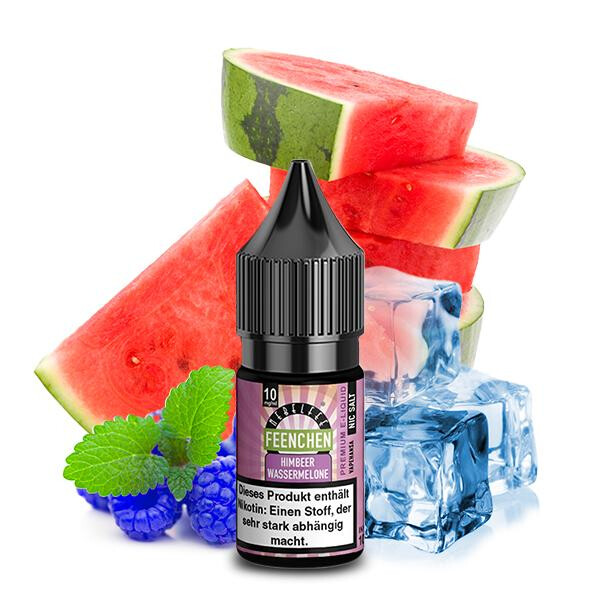 NEBELFEE Himbeer Wassermelone Feenchen Nikotinsalz Liquid 10ml 10mg Nikotinmenge
