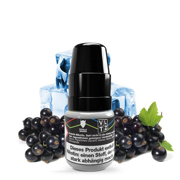 VLTZ Ice Schwarze Johannisbeere Nikotinsalz Liquid 10ml 10mg Nikotinmenge
