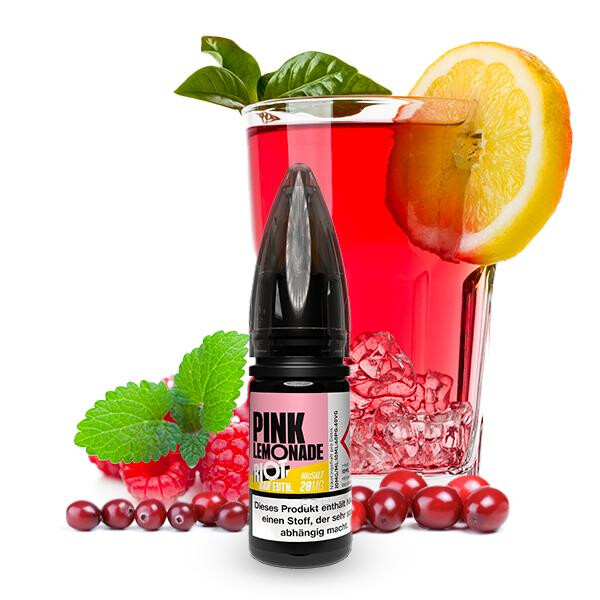 RIOT SQUAD BAR EDITION Pink Lemonade Nikotinsalz Liquid 10 ml 10mg Nikotinmenge