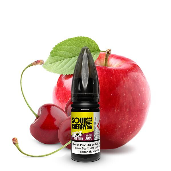 RIOT SQUAD BAR EDITION Sour Cherry Apple Nikotinsalz Liquid 10 ml 20mg Nikotinmenge