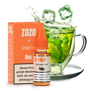 ZAZO Neo Grüner Tee Liquid 10ml 4mg Nikotinmenge