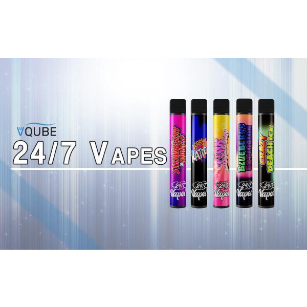 24/7 Vapes - Einweg E-Zigaretten | bis zu 600 Puffs | 400mAh | 8 Sorten