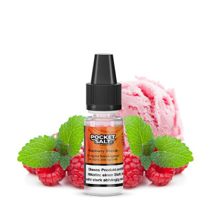 POCKET SALT Raspberry Sherbet Nikotinsalz Liquid 10 ml...