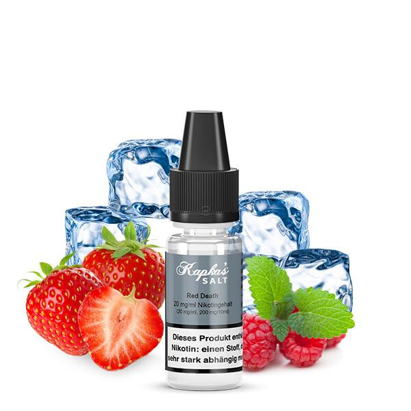 KAPKAS FLAVA Red Death Nikotinsalz Liquid 10 ml 20mg Nikotinmenge