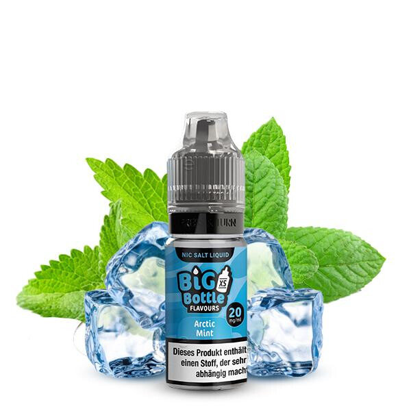BIG BOTTLE Arctic Mint Nikotinsalz Liquid 10 ml 10mg Nikotinmenge