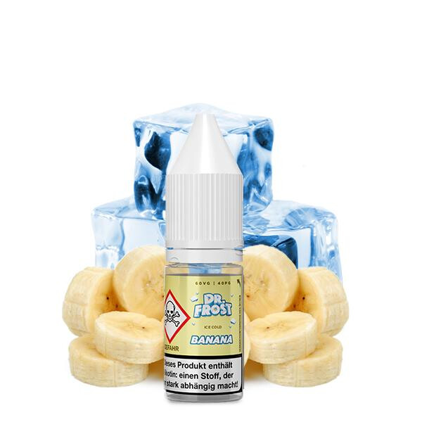 DR. FROST Ice Cold Banana Nikotinsalz Liquid 10 ml 20mg Nikotinmenge