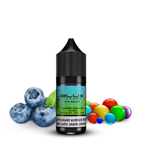 ELUX Blueberry Bubblegum Nikotinsalz Liquid 10 ml 20mg Nikotinmenge