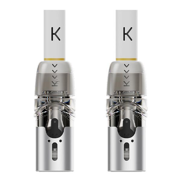 2x KIWI 2 Pod Tank Verdampfer 0.8 Ohm transparent Farbe