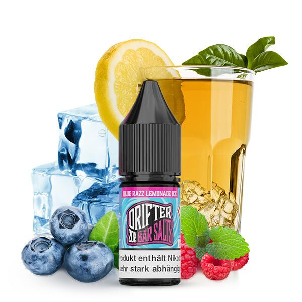 DRIFTER Blue Razz Lemonade Ice Nikotinsalz Liquid 10ml 20mg