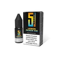 5EL Nikotinsalzliquids - Neue Steuer 0,26€/ml 10 mg/ml Lemon Peach Ice